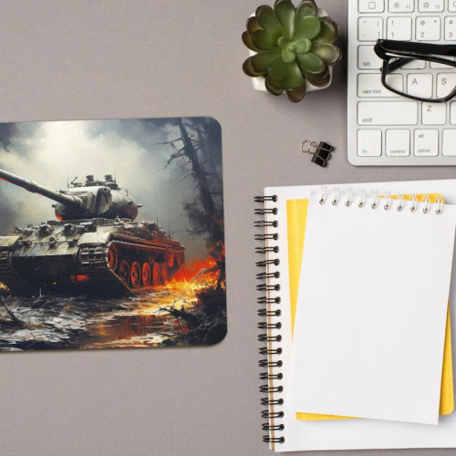 Коврик для мыши Cactus Tank рисунок 250x200x3мм (CS-MP-D04S)