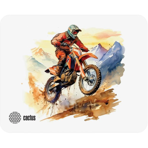 Коврик для мыши Cactus Motobike 250x200x3мм (CS-MP-D12S)