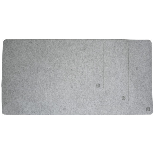 Коврик для мыши/ Mouse pad GEEK NOOK 80*40CM Light Gray Felt