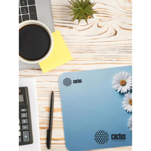 Коврик для мыши Cactus Daisies рисунок 250x200x3мм (CS-MP-D07S)