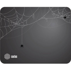 Коврик для мыши Cactus Spider gray черный 250x200x3мм (CS-MP-D13S)