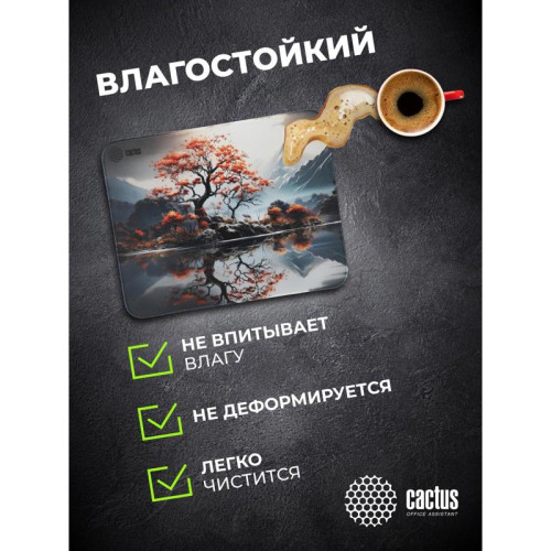 Коврик для мыши Cactus Lake рисунок 400x300x3мм (CS-MP-PRO18XL)