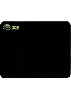 Коврик для мыши Cactus Black черный 300x250x2мм (CS-MPC-P01M)