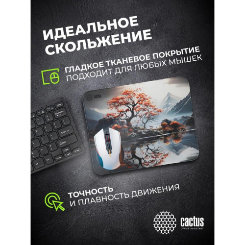 Коврик для мыши Cactus Lake рисунок 400x300x3мм (CS-MP-PRO18XL)