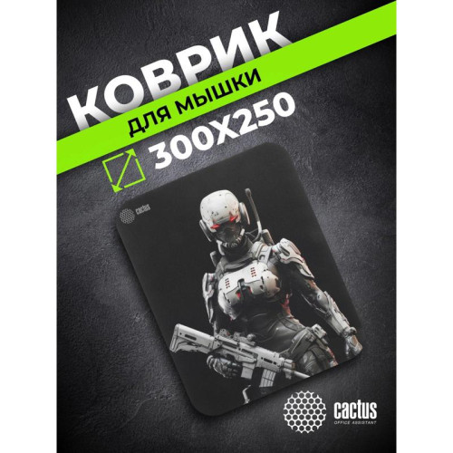 Коврик для мыши Cactus Cyborg рисунок 300x250x3мм (CS-MP-D10M)