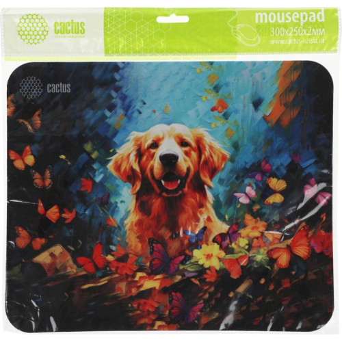 Коврик для мыши Cactus Dog рисунок 300x250x3мм (CS-MP-D16M)