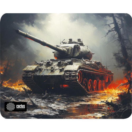 Коврик для мыши Cactus Tank рисунок 250x200x3мм (CS-MP-D04S)