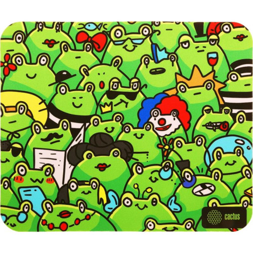 Коврик для мыши Cactus Frogs 300x250x3мм (CS-MPC-D09M)