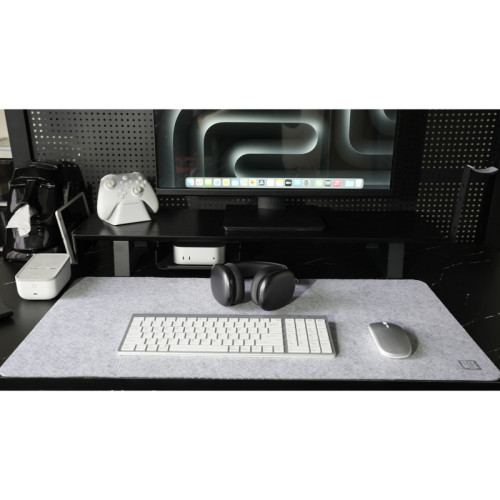 Коврик для мыши/ Mouse pad GEEK NOOK 80*40CM Light Gray Felt