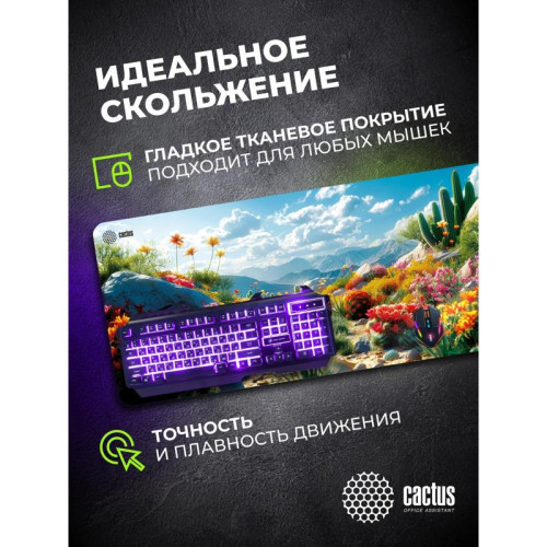 Коврик для мыши Cactus Desert landscape 900x400x3мм (CS-MP-PRO15XXL)