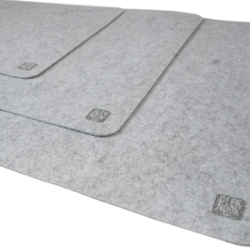 Коврик для мыши/ Mouse pad GEEK NOOK 80*40CM Light Gray Felt