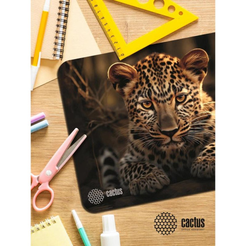 Коврик для мыши Cactus Leopard рисунок 250x200x3мм (CS-MP-D06S)