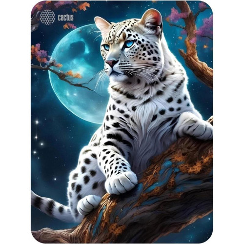 Коврик для мыши Cactus Snow Leopard рисунок 400x300x3мм (CS-MP-PRO16XL)