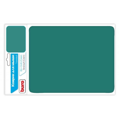 Коврик для мыши Buro BU-CLOTH Мини зеленый 230x180x3мм (BU-CLOTH/GREEN) Коврик для мыши Buro BU-CLOTH Мини зеленый 230x180x3мм (BU-CLOTH/GREEN)
