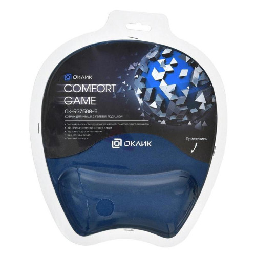 Коврик для мыши Oklick OK-RG0580-BL Мини темно-синий 245x220x24мм