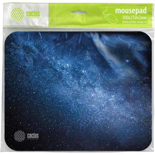 Коврик для мыши Cactus Milky Way рисунок 300x250x2мм (CS-MPC-P02M)