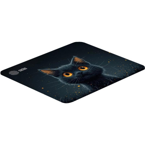 Коврик для мыши Cactus Black Cat 250x200x3мм (CS-MPC-D09S)