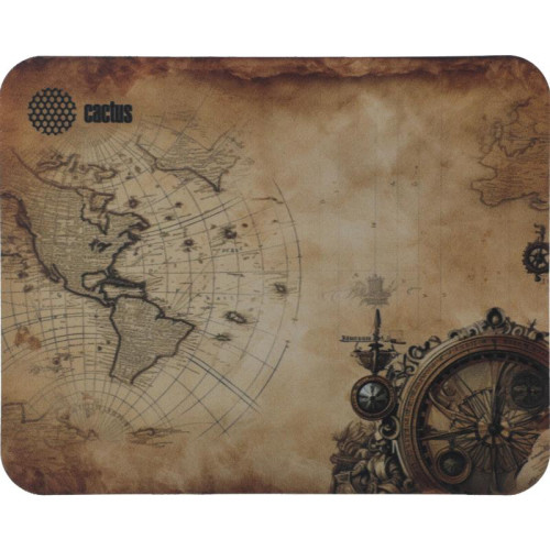 Коврик для мыши Cactus Vintage map 250x200x3мм (CS-MP-D10S)