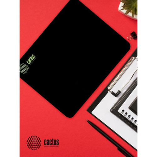 Коврик для мыши Cactus Black черный 220x180x2мм (CS-MPC-P01XS)
