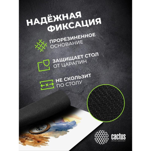 Коврик для мыши Cactus Motobike 250x200x3мм (CS-MP-D12S) Коврик для мыши Cactus Motobike 250x200x3мм (CS-MP-D12S)