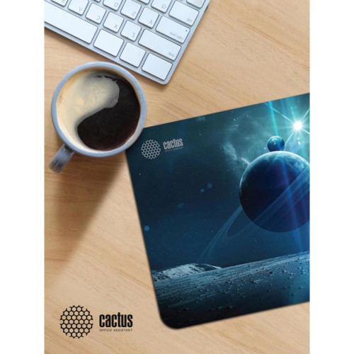Коврик для мыши Cactus Saturn рисунок 300x250x2мм (CS-MPC-P03M)