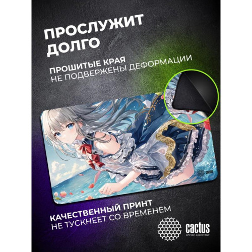 Коврик для мыши Cactus Anime flowers 700x400x3мм (CS-MP-PRO02XLL)