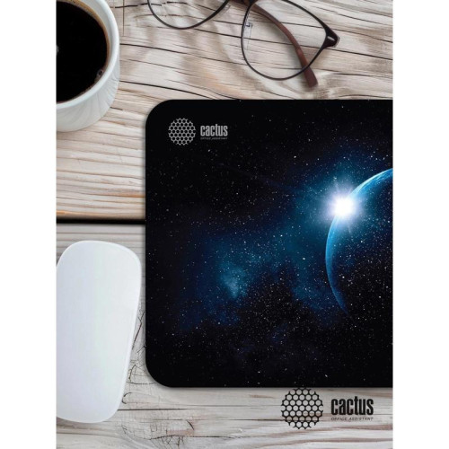 Коврик для мыши Cactus Space рисунок 220x180x2мм (CS-MPC-P04XS)