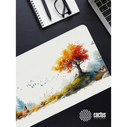 Коврик для мыши Cactus Forest watercolor 900x400x3мм (CS-MP-PRO16XXL)
