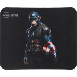 Коврик для мыши Cactus Captain America рисунок 250x200x3мм (CS-MP-D08S)