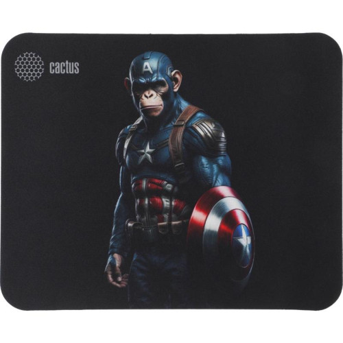 Коврик для мыши Cactus Captain America рисунок 250x200x3мм (CS-MP-D08S)