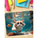 Коврик для мыши Cactus Fish Cat рисунок 300x250x3мм (CS-MPC-D15M)