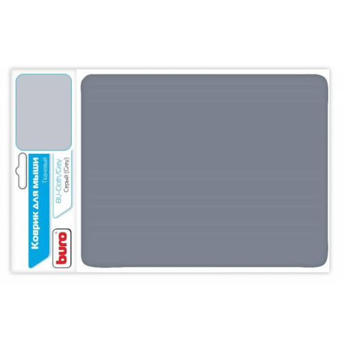 Коврик для мыши Buro BU-CLOTH Мини серый 230x180x3мм (BU-CLOTH/GREY) Коврик для мыши Buro BU-CLOTH Мини серый 230x180x3мм (BU-CLOTH/GREY)