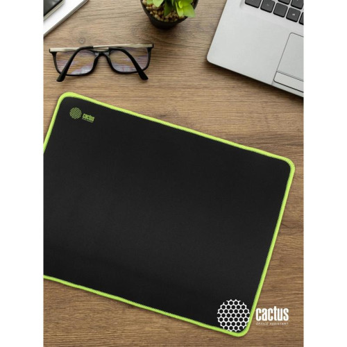 Коврик для мыши Cactus Black черный 400x300x3мм (CS-MPC-PRO01XL)