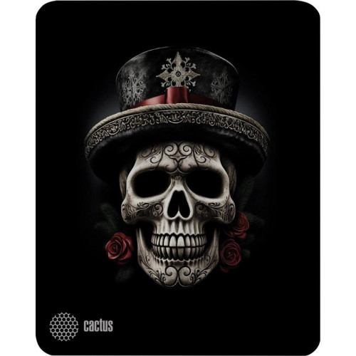 Коврик для мыши Cactus Scull рисунок 250x200x3мм (CS-MP-D05S)