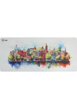 Коврик для мыши Cactus Amsterdam рисунок 900x400x3мм (CS-MP-PRO12XXL)