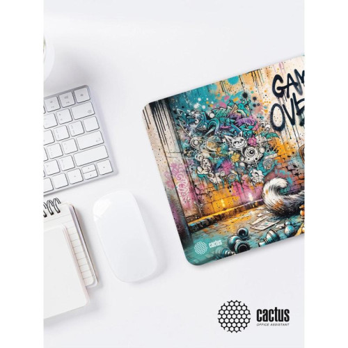 Коврик для мыши Cactus Game Over 900x400x4мм (CS-MP-COR01XXL)
