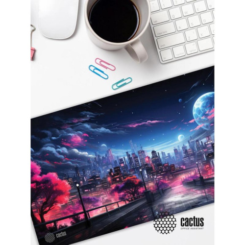 Коврик для мыши Cactus Fantasy space 900x400x3мм (CS-MP-PRO14XXL)