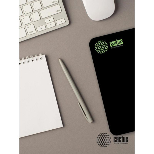 Коврик для мыши Cactus Black Mesh черный 300x250x3мм (CS-MPC-D02M)