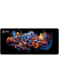 Коврик для мыши Cactus Graffiti рисунок 900x400x2мм (CS-MP-PRO10ХXL)