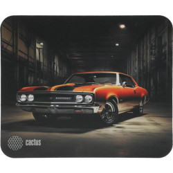 Коврик для мыши Cactus Orange Car рисунок 300x250x2мм (CS-MP-P06M)