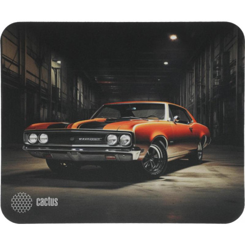 Коврик для мыши Cactus Orange Car рисунок 300x250x2мм (CS-MP-P06M)