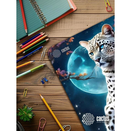 Коврик для мыши Cactus Snow Leopard рисунок 400x300x3мм (CS-MP-PRO16XL)