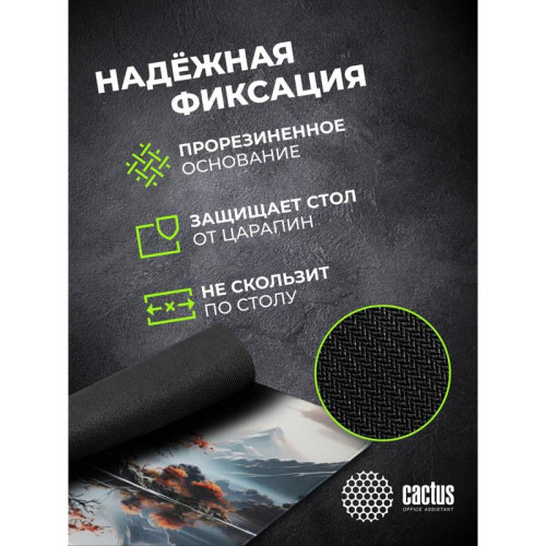 Коврик для мыши Cactus Lake рисунок 400x300x3мм (CS-MP-PRO18XL)