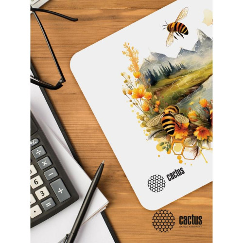 Коврик для мыши Cactus Honeybee 220x180x2мм (CS-MP-P09XS)