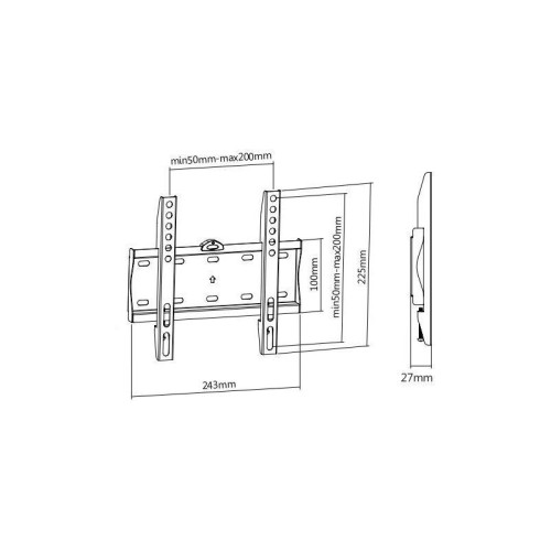 Кронштейн для телевизора Ultramounts UM804F черный 23