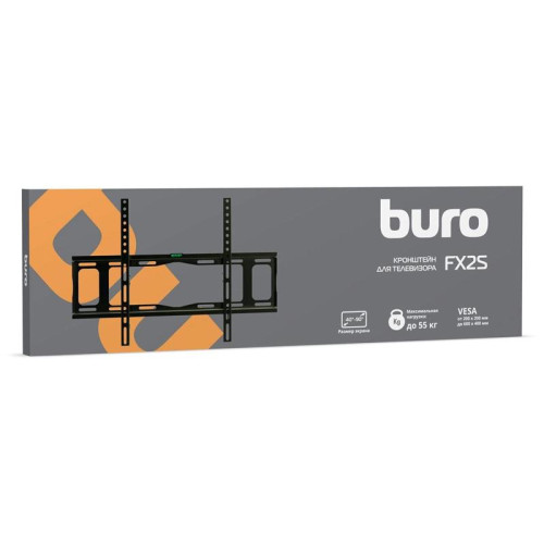 Кронштейн для телевизора Buro FX2S черный 40