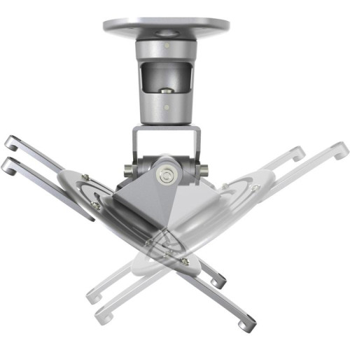 Кронштейн для проектора Cactus CS-VM-PR01-AL серебристый макс.10кг потолочный поворот и наклон