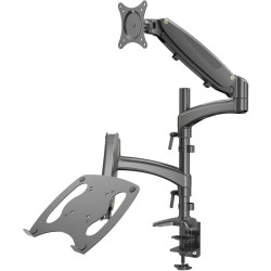 Кронштейн для монитора/ноутбука Cactus CS-VM-LH08-BK черный 13