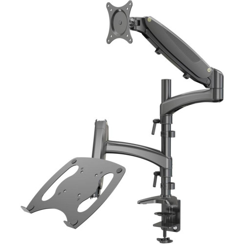 Кронштейн для монитора/ноутбука Cactus CS-VM-LH08-BK черный 13