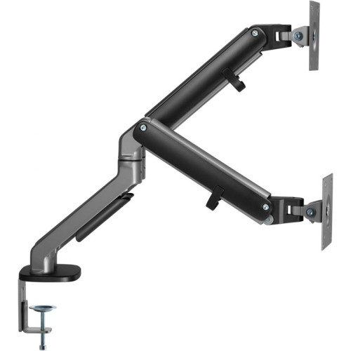 Кронштейн для мониторов Ultramounts UM735BL черный/серый 17